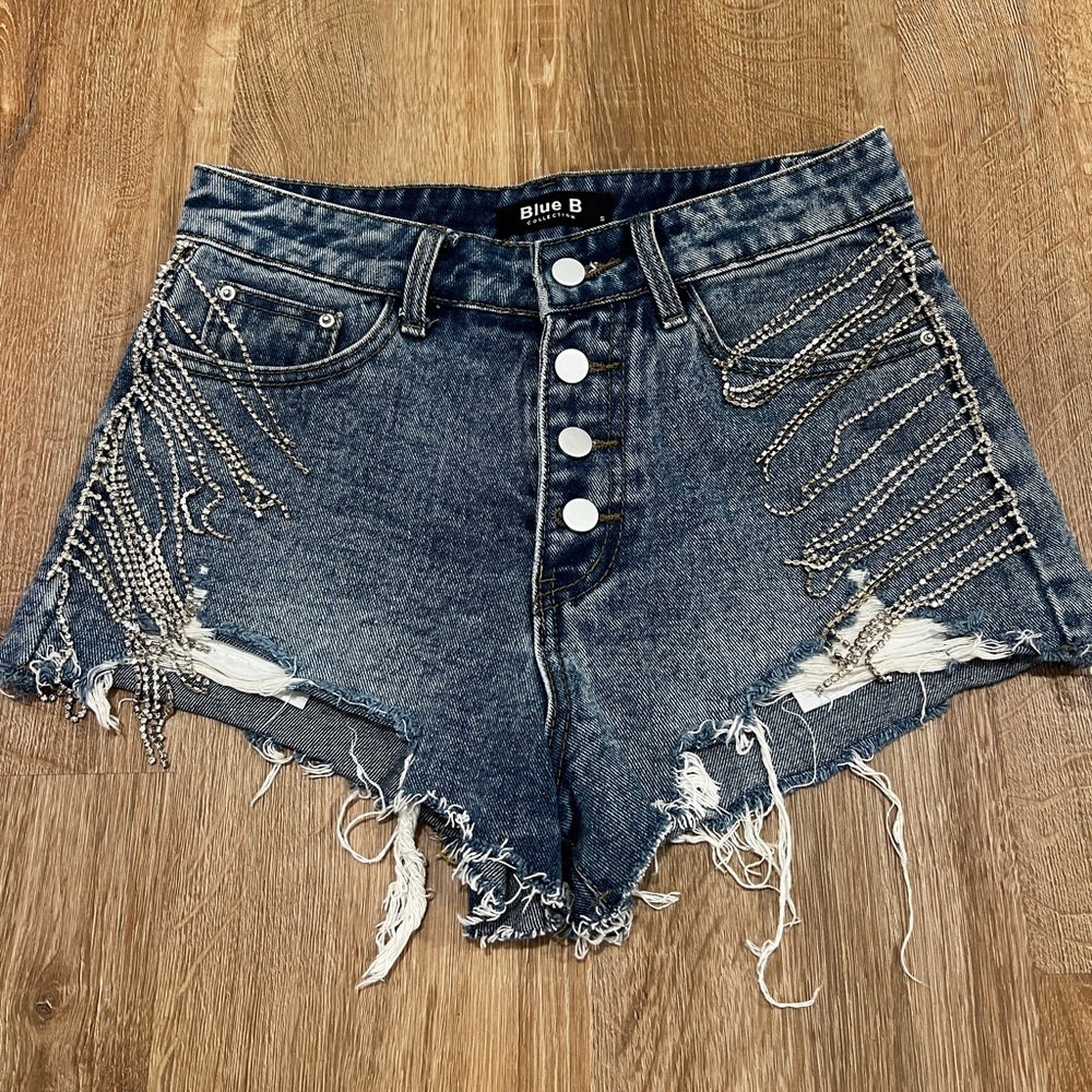 Blue B shorts